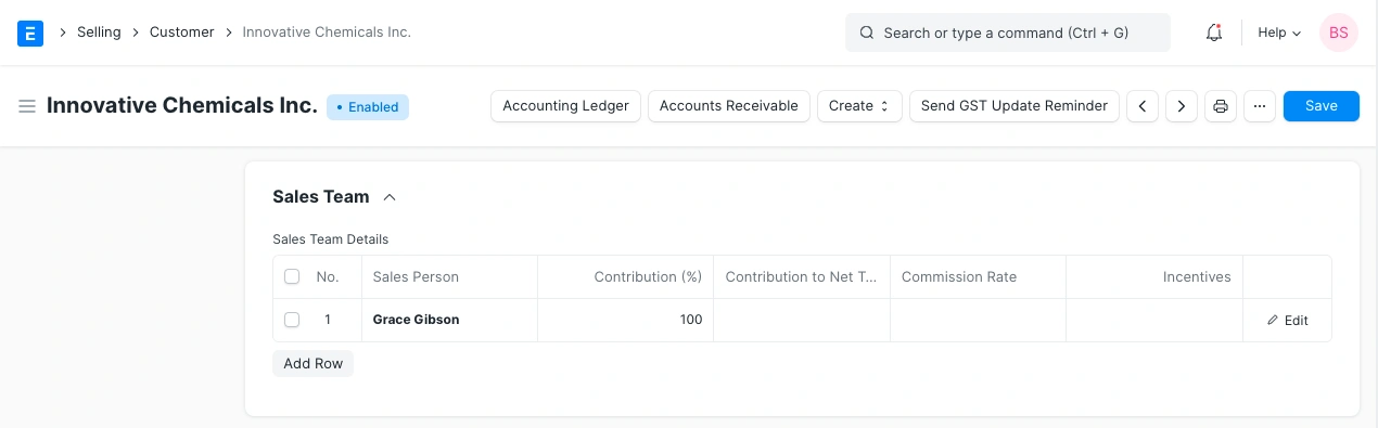 مندوب المبيعات في معاملات البيع